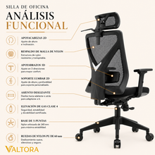 Silla de Escritorio Ergonómica Premium Mike Ignis - Valtora
