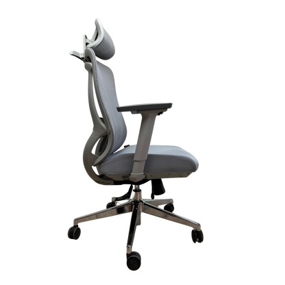 Silla de Escritorio Ergonómica Premium - Valtora - Icon Terra Plus Gris