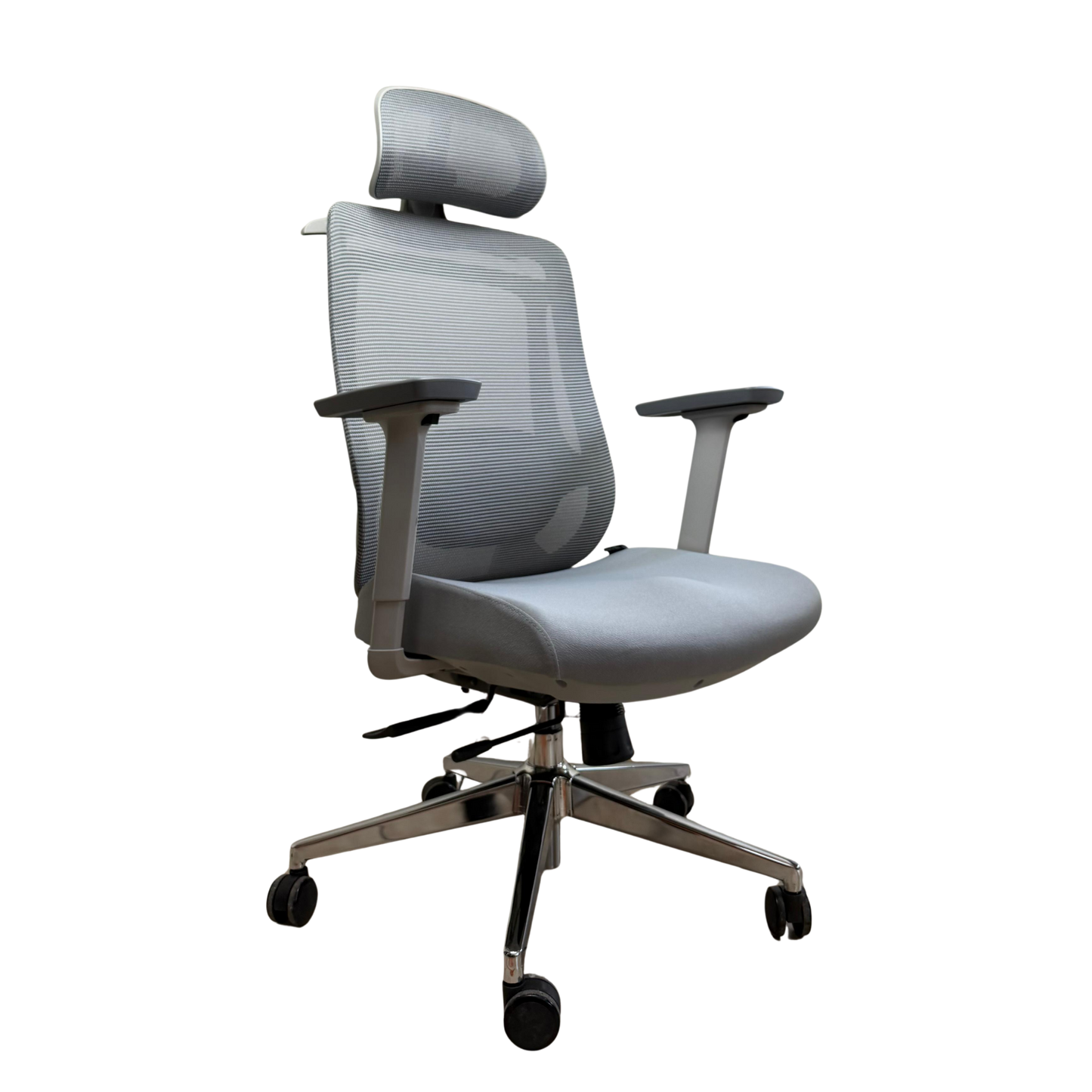 Silla de Escritorio Ergonómica Premium - Valtora - Icon Terra Plus Gris