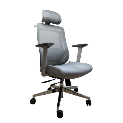 Silla de Escritorio Ergonómica Premium - Valtora - Icon Terra Plus Gris
