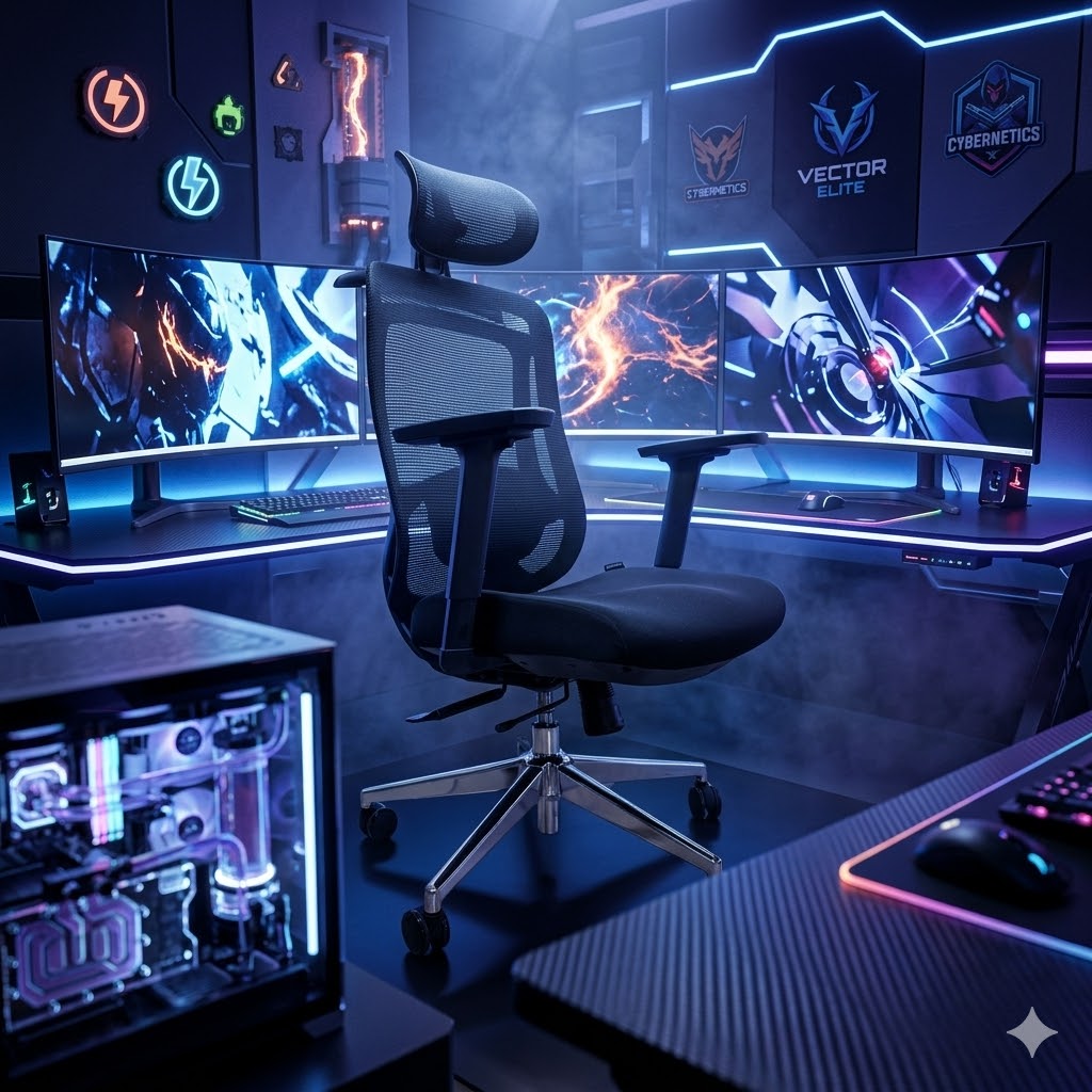 Silla de Escritorio Ergonomica Premium - Valtora - Icon Terra Plus