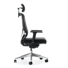 Valtora Hasu 蓮, silla de escritorio con base de aluminio pulido