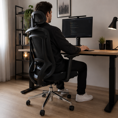Silla de Escritorio Ergonomica Premium - Valtora - Icon Terra Plus