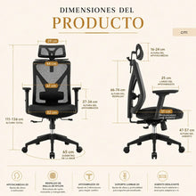 Silla de Escritorio Ergonómica Premium Mike Ignis - Valtora